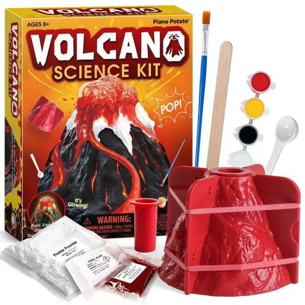 Volcano Science kit, Pop Create Exciting Sounds, STEM Science & Educational Toys.