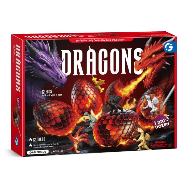 Dragon Egg Dig Kit – 12 Dragons