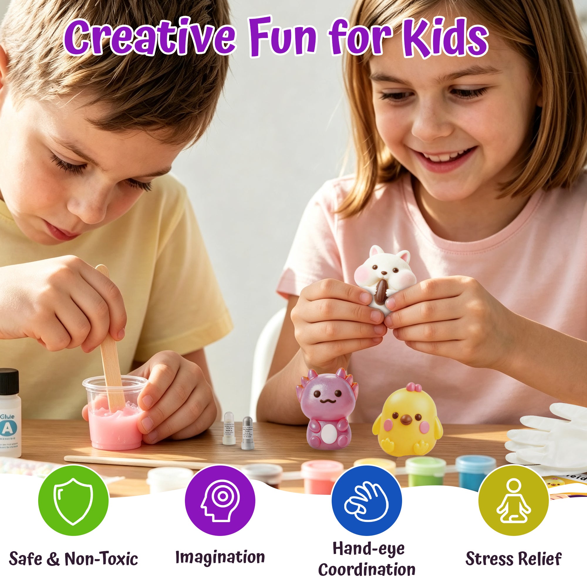 Taba Squishy Kit - DIY Squishy Making Kit, Kids Crafts, Ideal Gifts - Image 7