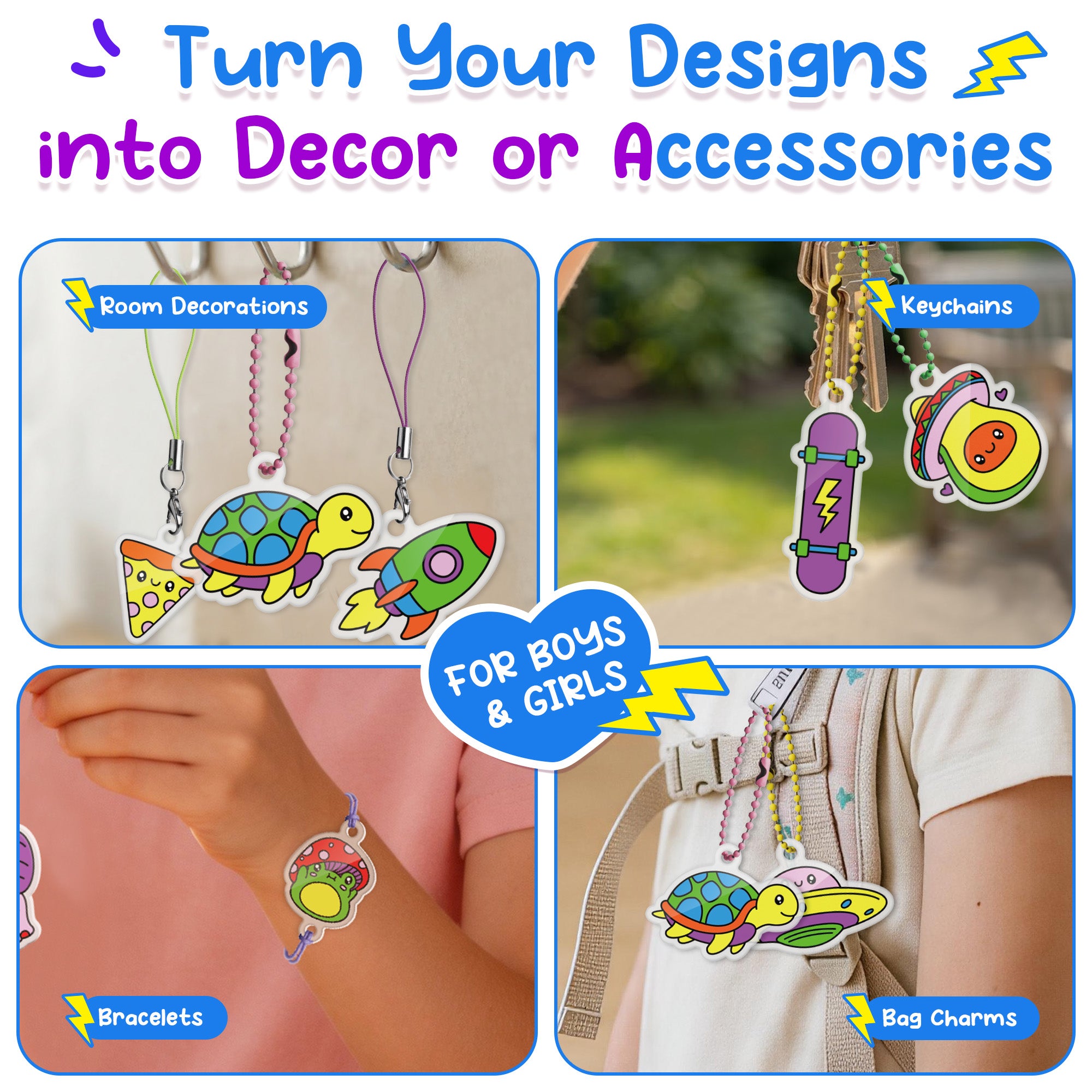 Shrink Art Cool Crew Charm Making Kit - Image 8