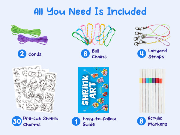 Shrink Art Cool Crew Charm Making Kit - Image 21