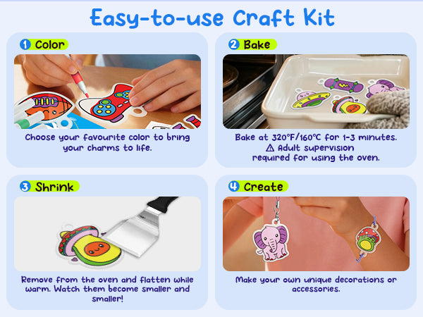 Shrink Art Cool Crew Charm Making Kit - Image 23