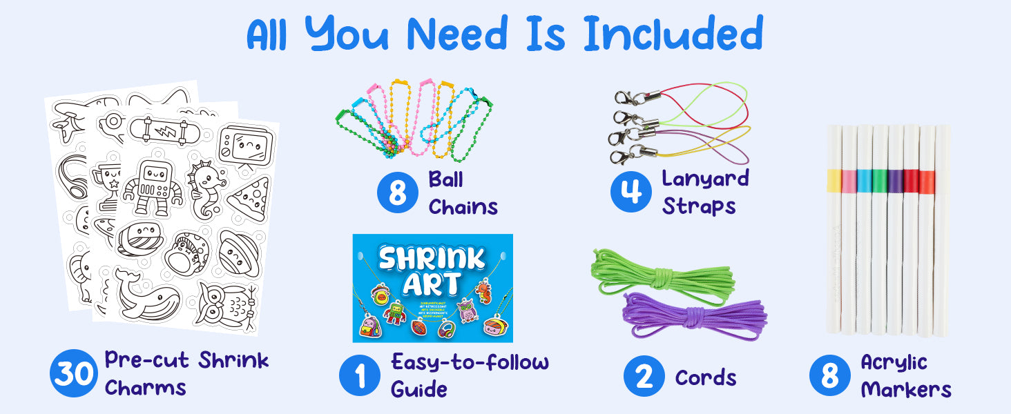 Shrink Art Cool Crew Charm Making Kit - Image 13