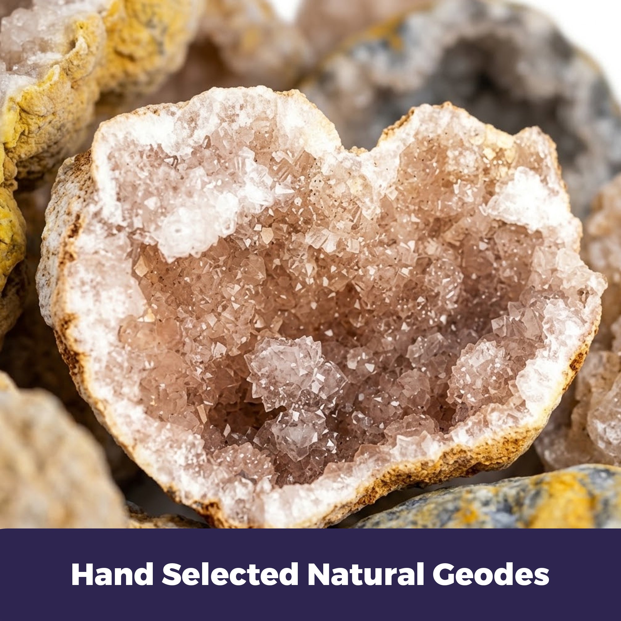 Break Open 3 Jumbo Geodes, Science Gift for Kids Ages 8-12 - Image 7
