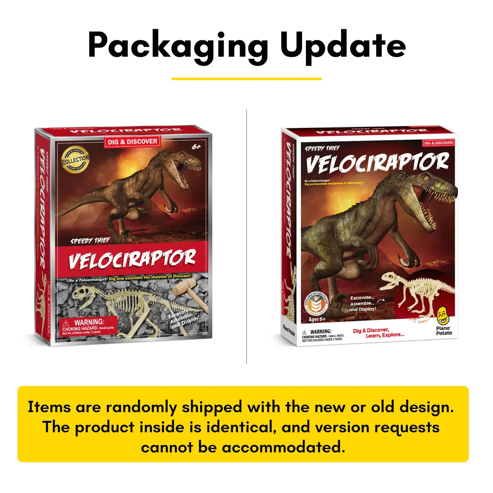 Kids Dinosaur Fossil Digging Kit, Dig Up Dinosaurs Skeleton Set, Dino Fossil - Image 9