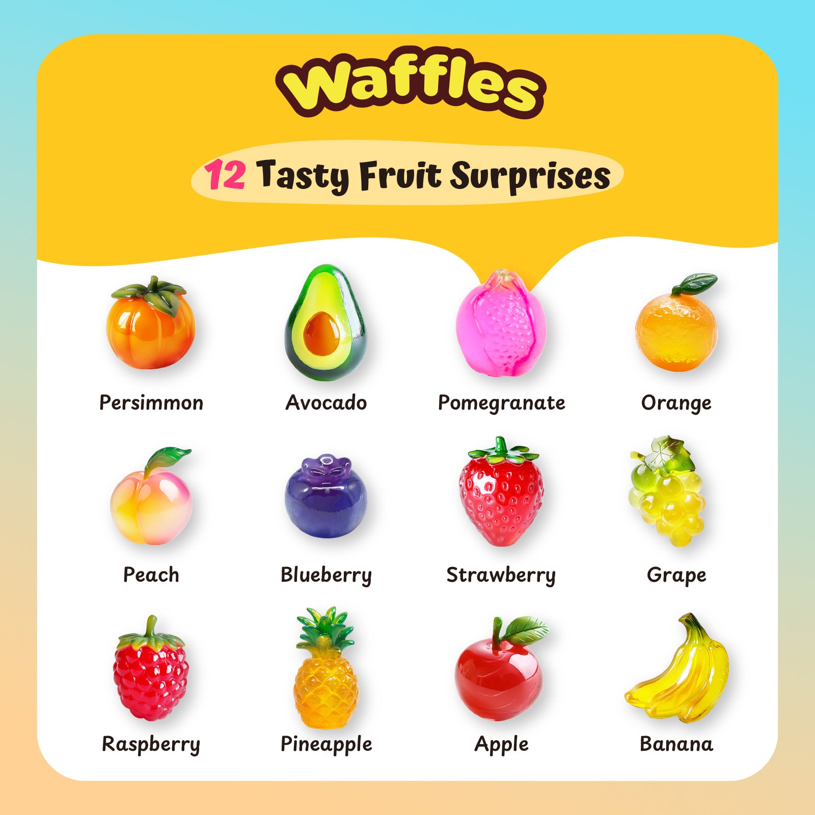 Waffles Dig Kit – 12 Fruit Surprises - Image 4