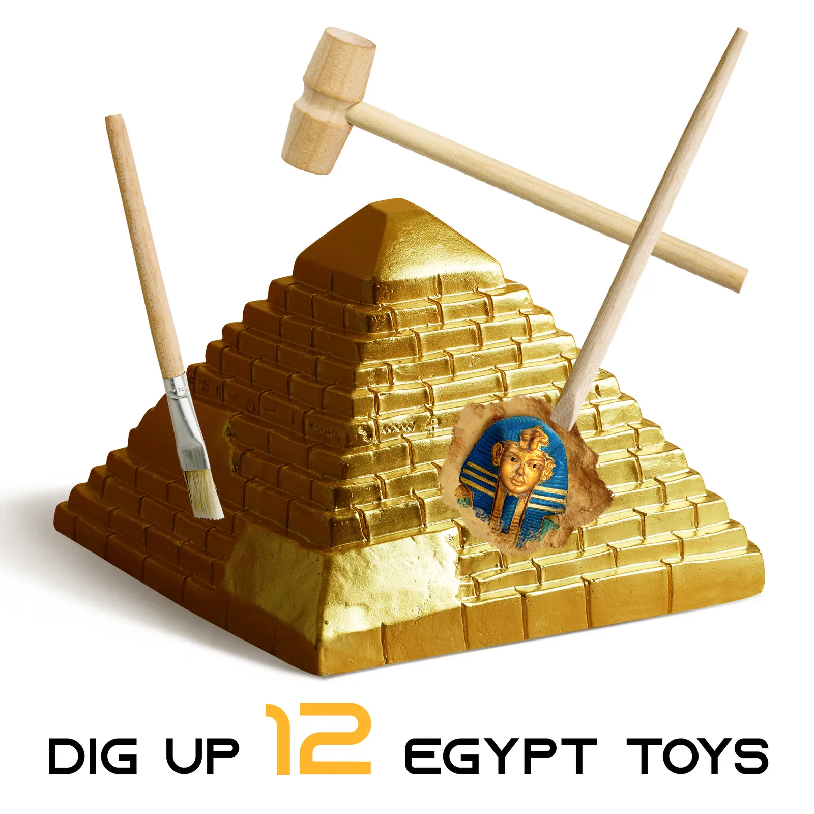 Pyramids Dig Kit, Ancient Egyptian Civilization Civilization Excavation Set - Image 3