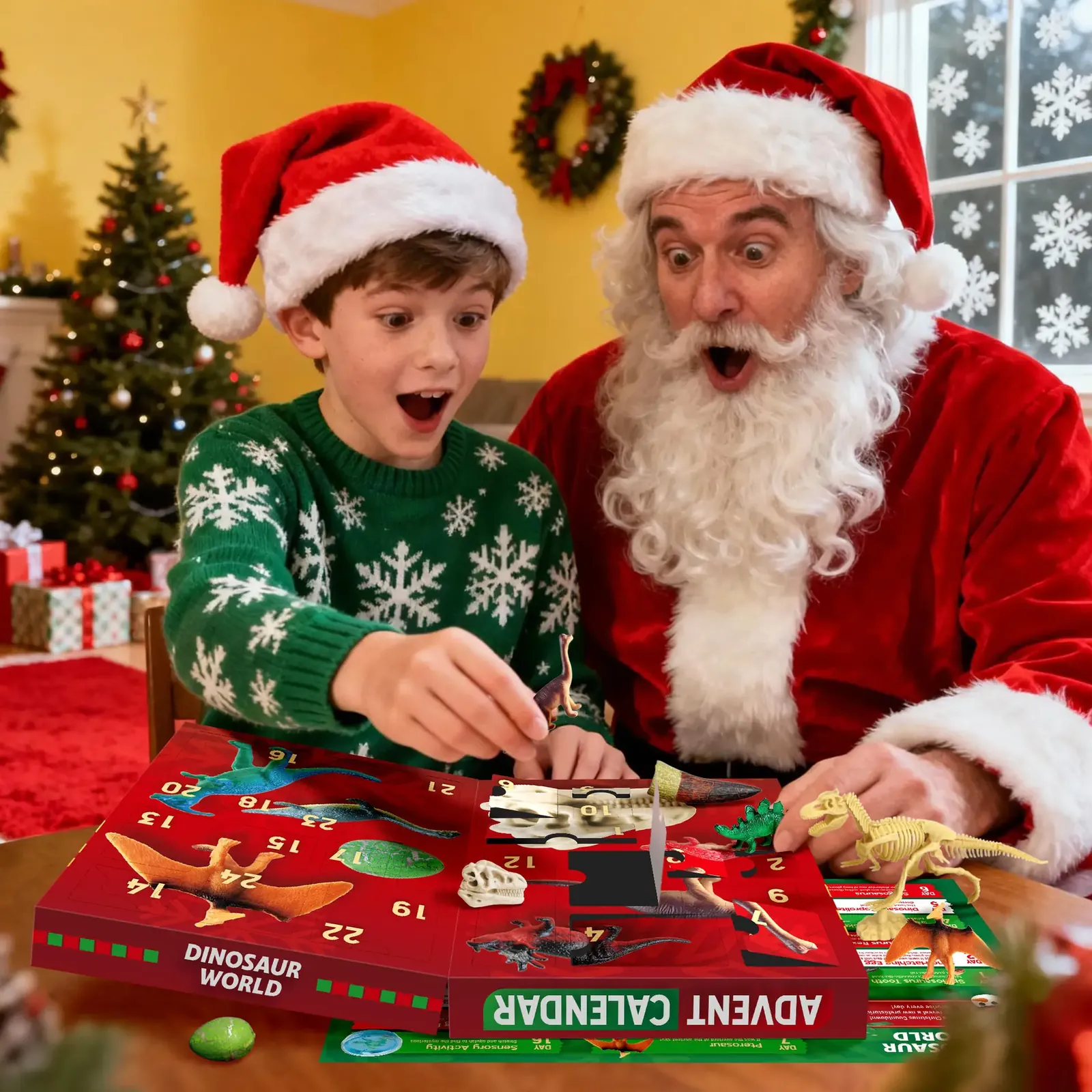 Dinosaur World Advent Calendar for Kids - 24 Days Prehistoric Surprise Christmas Countdown - Image 8