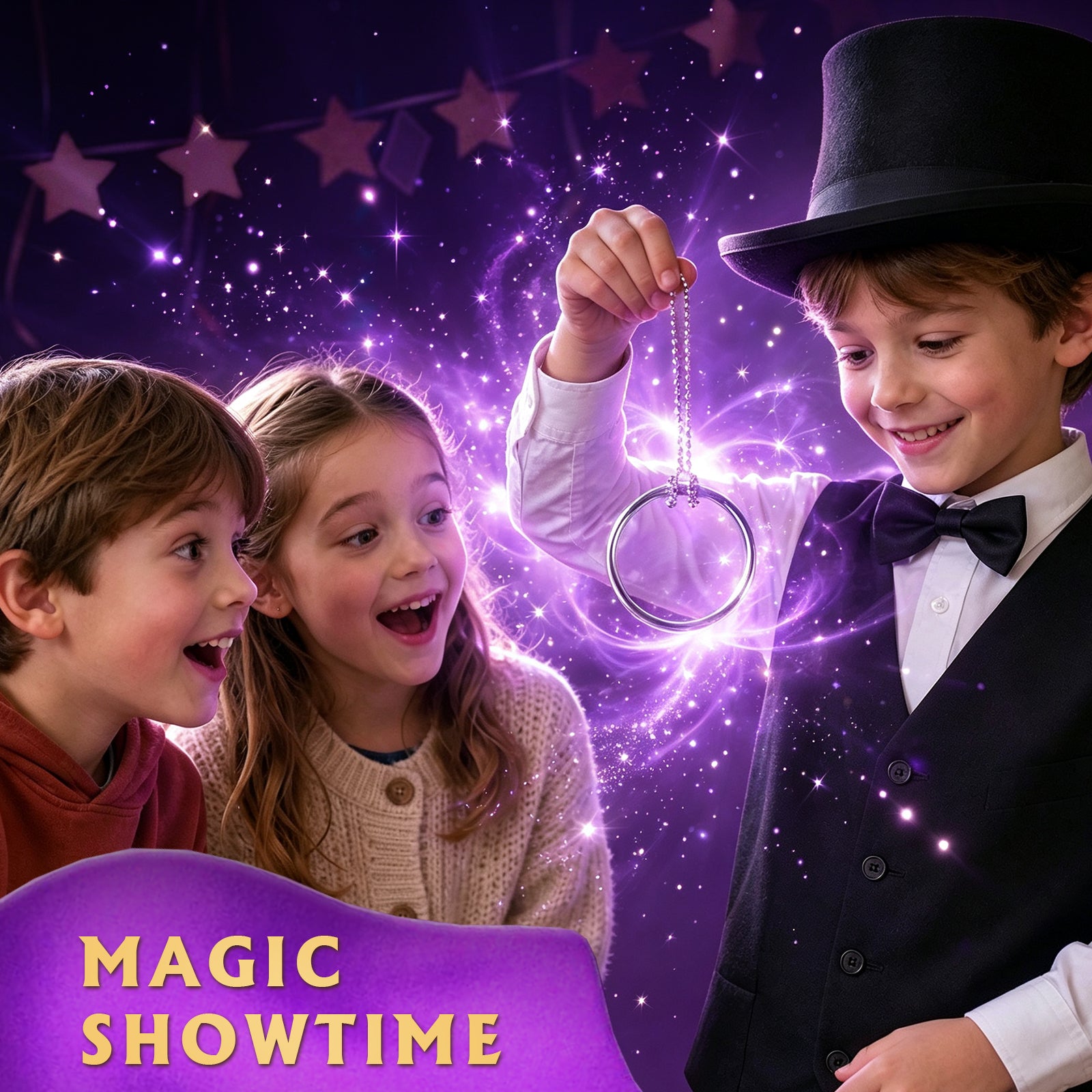 Gamerside Magic Kit for Kids Ages 6-12, 150+ Tricks with Book & Video Step-By-Step Guides, 5-Level Magic Progression, Wand, Cups, Coins & More, Birthday Christmas for Boys & Girls - Image 5