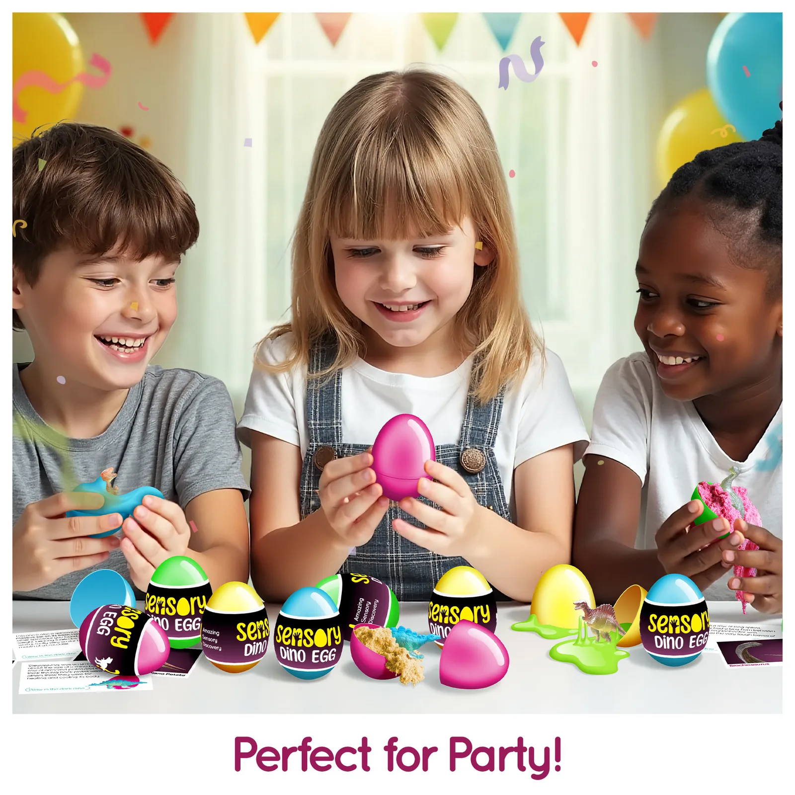 Sensory Dino Egg Kit - 12 Glow-in-the-Dark Dinosaurs, 4 Sensory Play Modes & Fact Cards - Image 8
