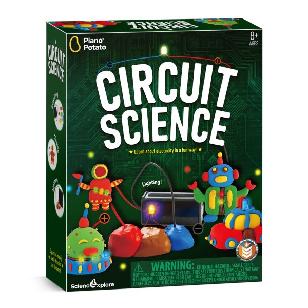 Piano Potato Circuit Science Kit – Light-Up Clay Electricity STEM Set