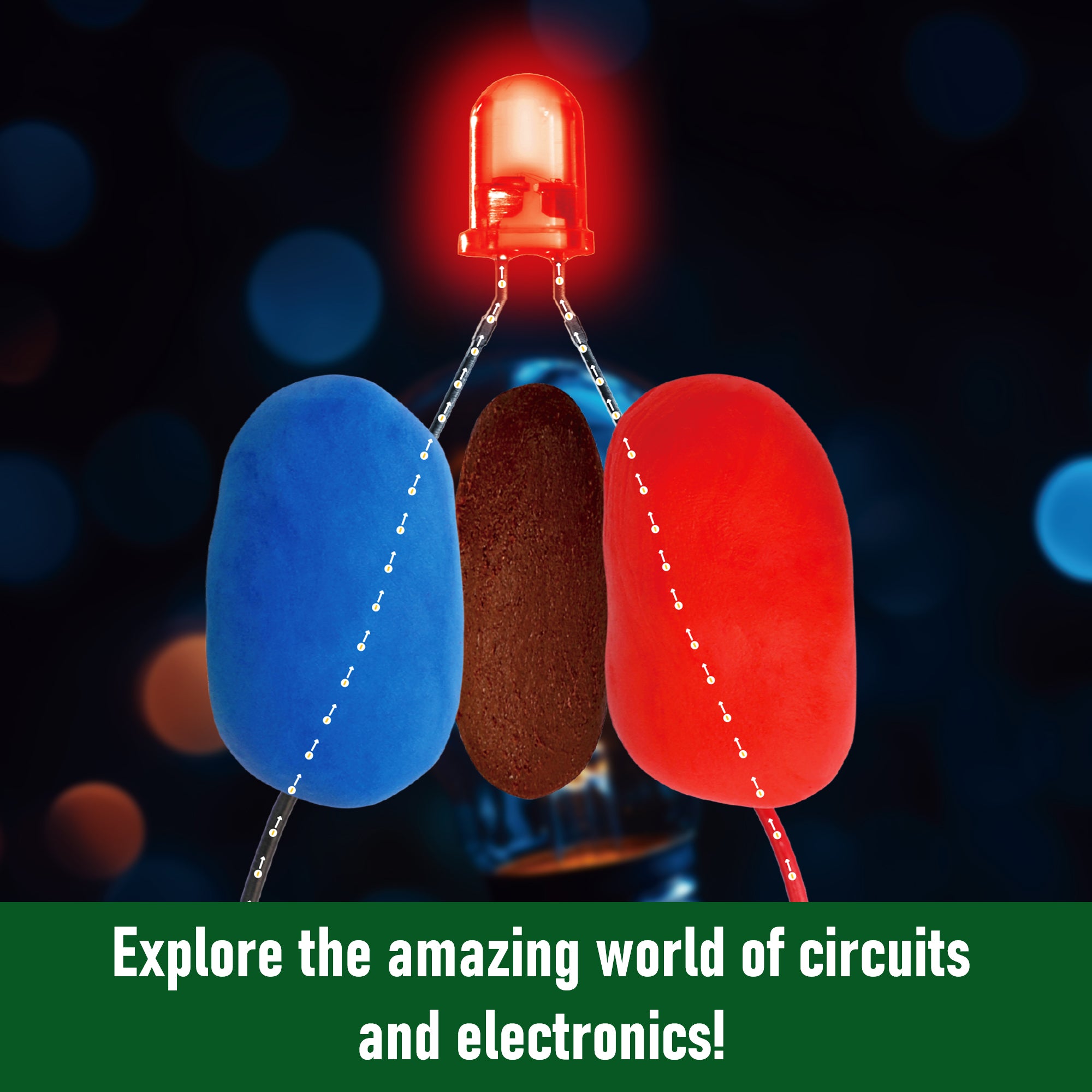 Piano Potato Circuit Science Kit – Light-Up Clay Electricity STEM Set - Image 3