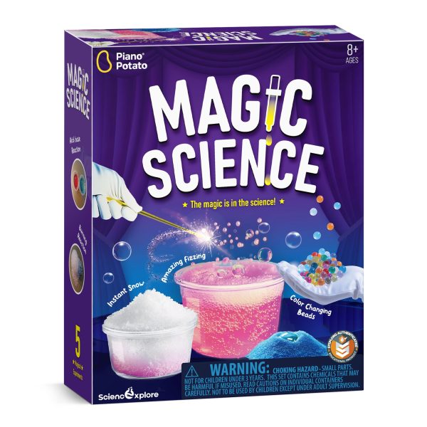 Piano Potato Magic Science Kit – 5 Color-Changing & Fizzing STEM Experiments