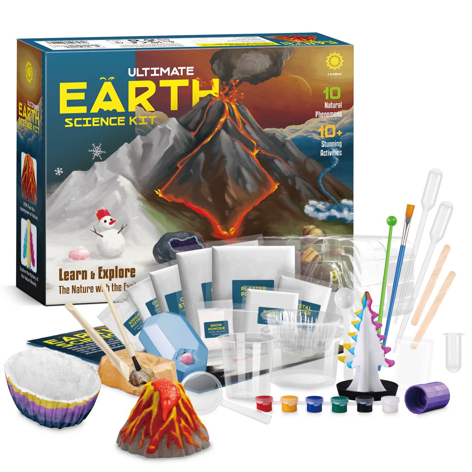 Piano Potato Ultimate Earth Science Kit – 10 Natural Phenomena & 10+ STEM Activities - Image 2