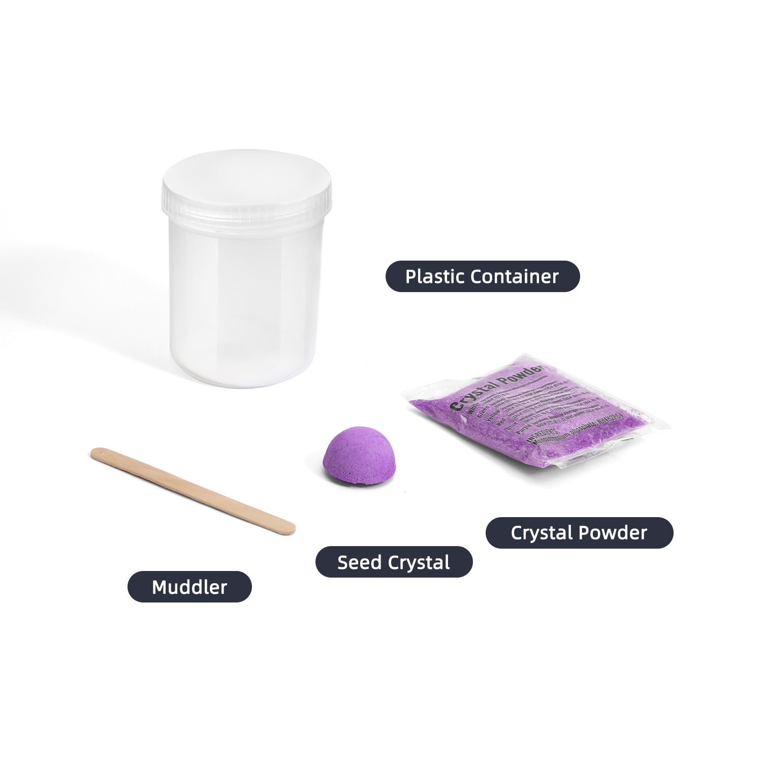 Piano Potato Crystal Growing Kit – Purple Crystal - Image 3