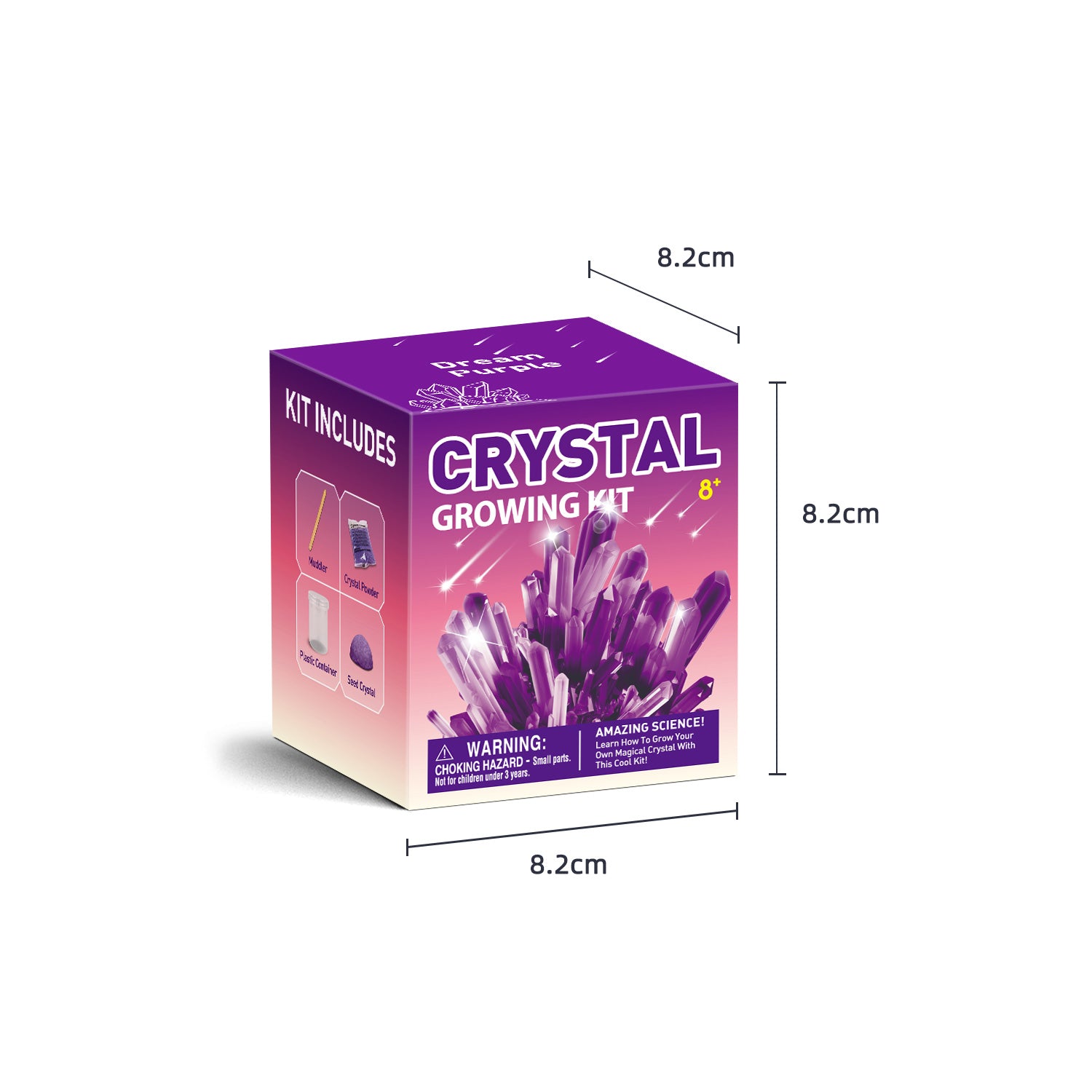 Piano Potato Crystal Growing Kit – Purple Crystal - Image 4