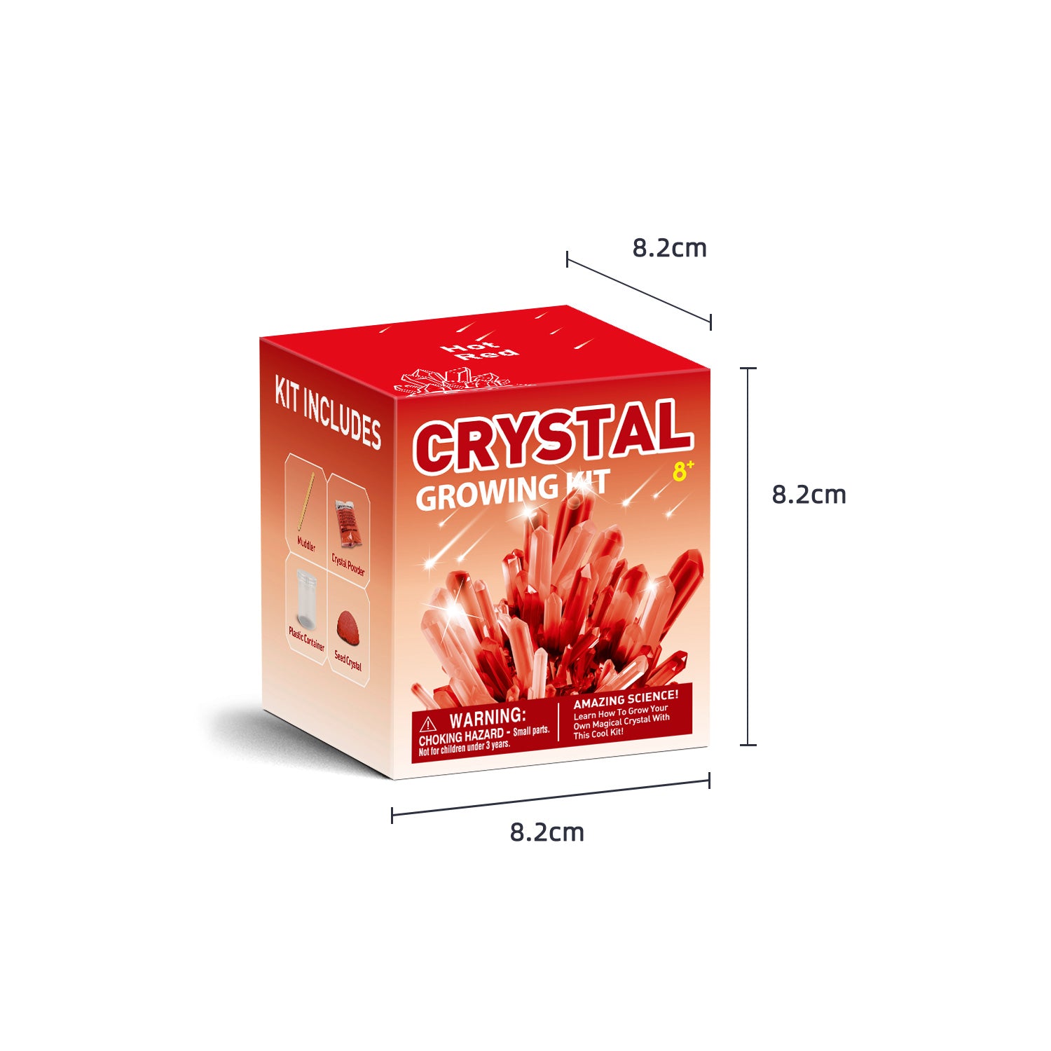 Piano Potato Crystal Growing Kit – Red Crystal - Image 4