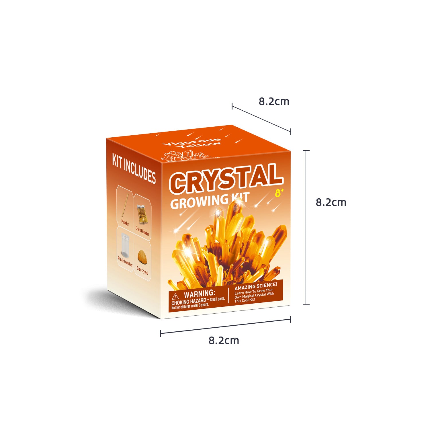 Piano Potato Crystal Growing Kit – Orange Crystal - Image 3
