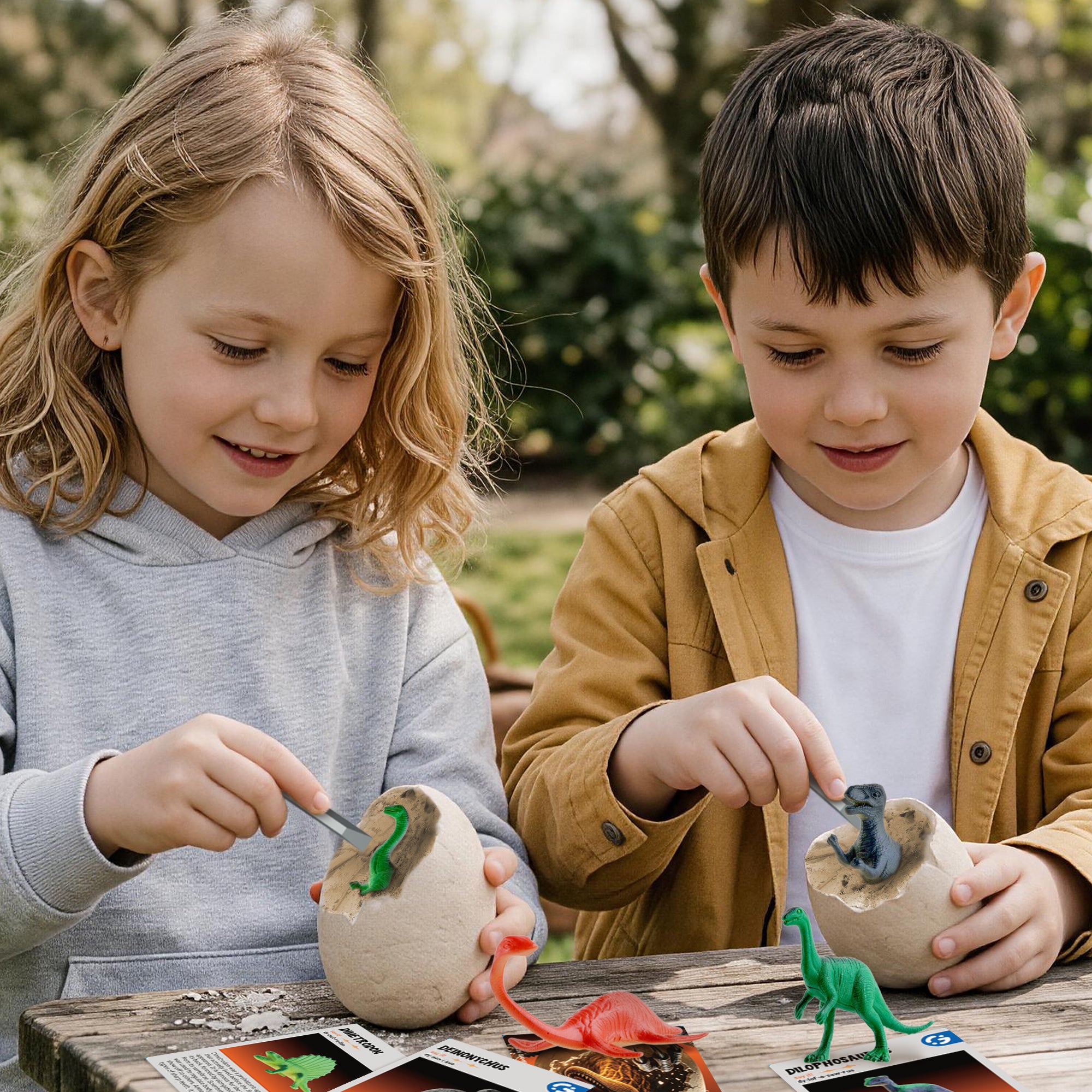 Gamerside 24 Dinosaur Eggs Dig Kit - STEM Excavation Party Set - Image 6