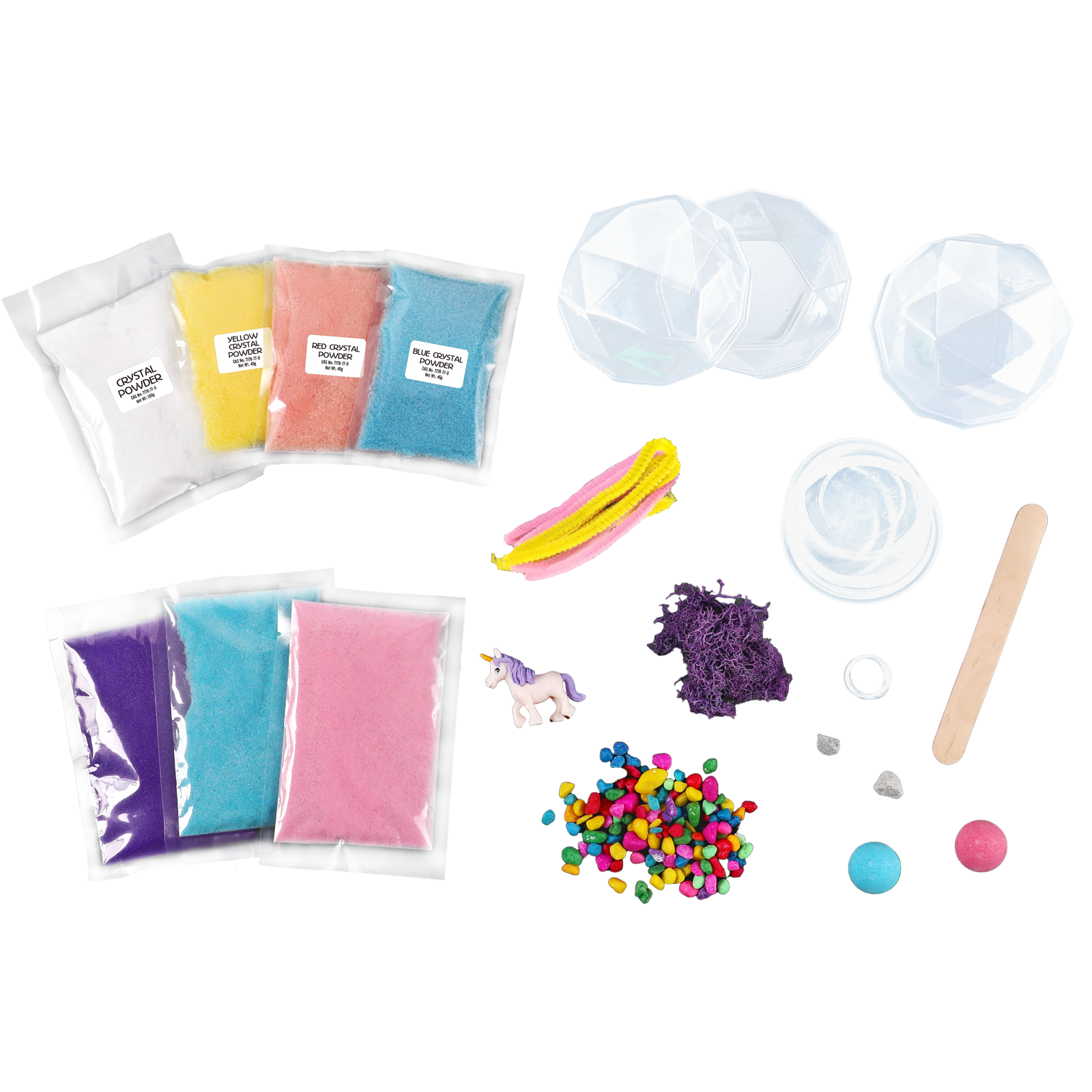 STEMORG Crystal Growing Unicorn Terrarium Kit – Crystal Crafts, Ages 8+ - Image 3
