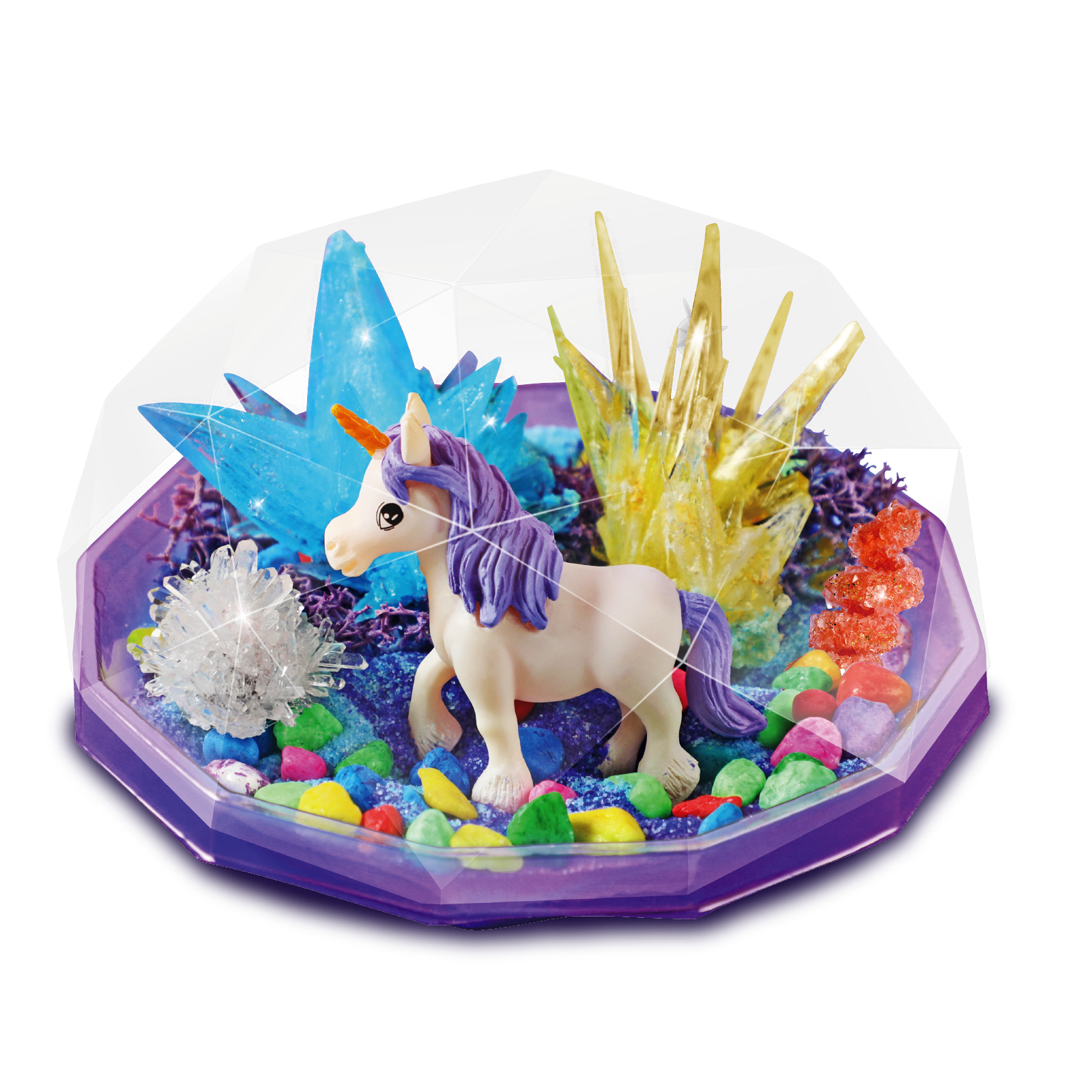 STEMORG Crystal Growing Unicorn Terrarium Kit – Crystal Crafts, Ages 8+ - Image 4