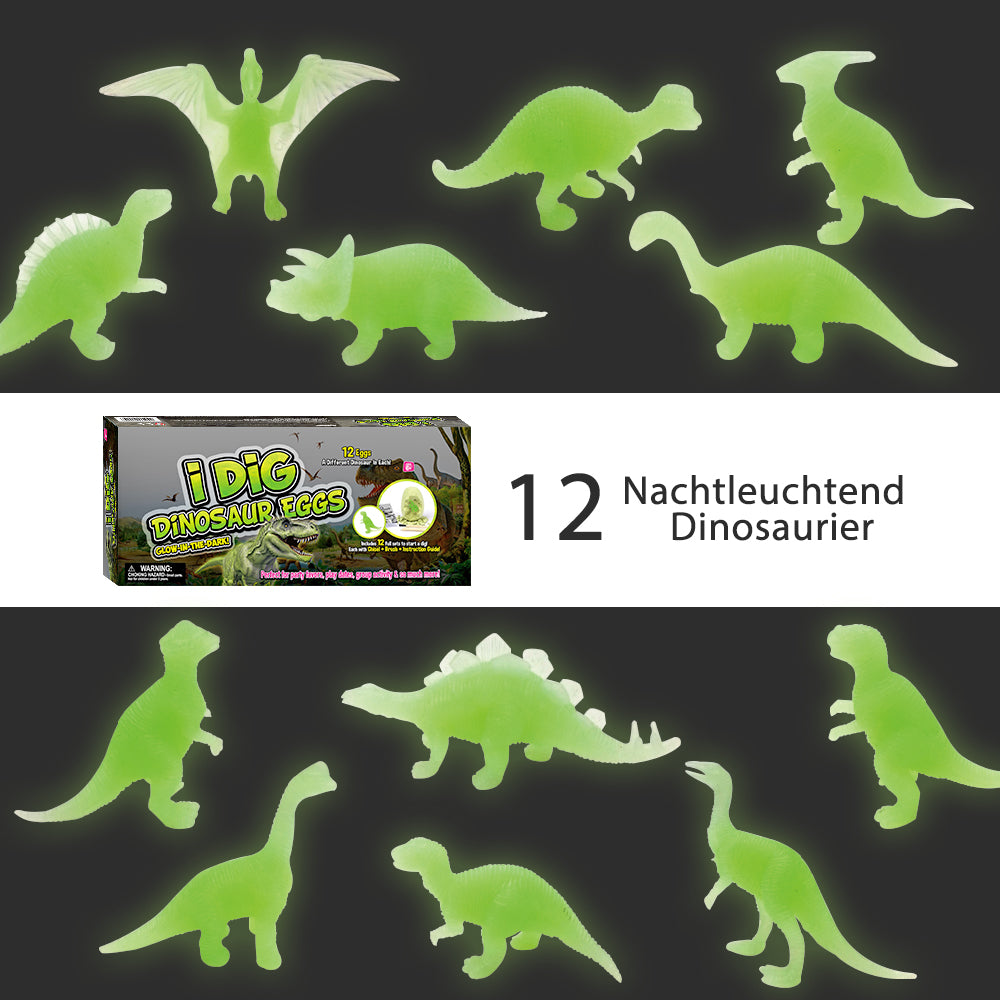 Glow-in-the-Dark Dinosaur Egg Dig Kits – 12 Pack - Image 8
