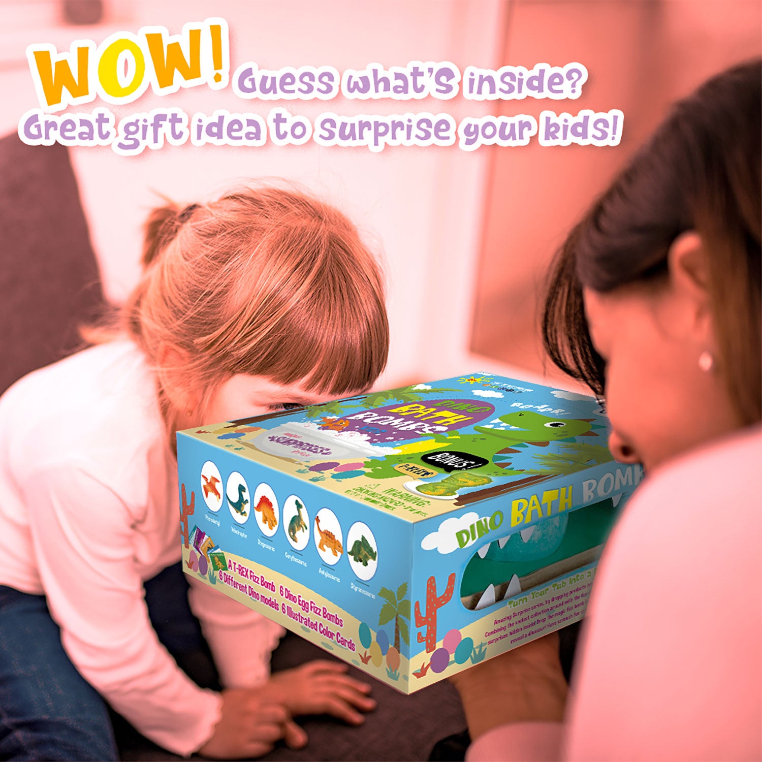 Dino Bath Bombs for Kids – 6 Egg Fizz Bombs + T-Rex Bonus - Image 6