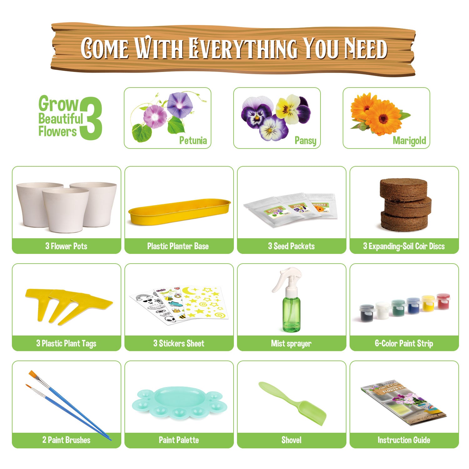 Piano Potato Paint & Plant Flower Growing Kit for Kids – DIY Garden Craft Set - Image 6