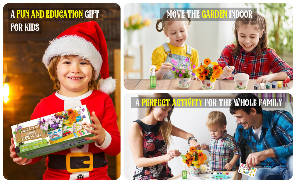 Piano Potato Paint & Plant Flower Growing Kit for Kids – DIY Garden Craft Set - Image 14