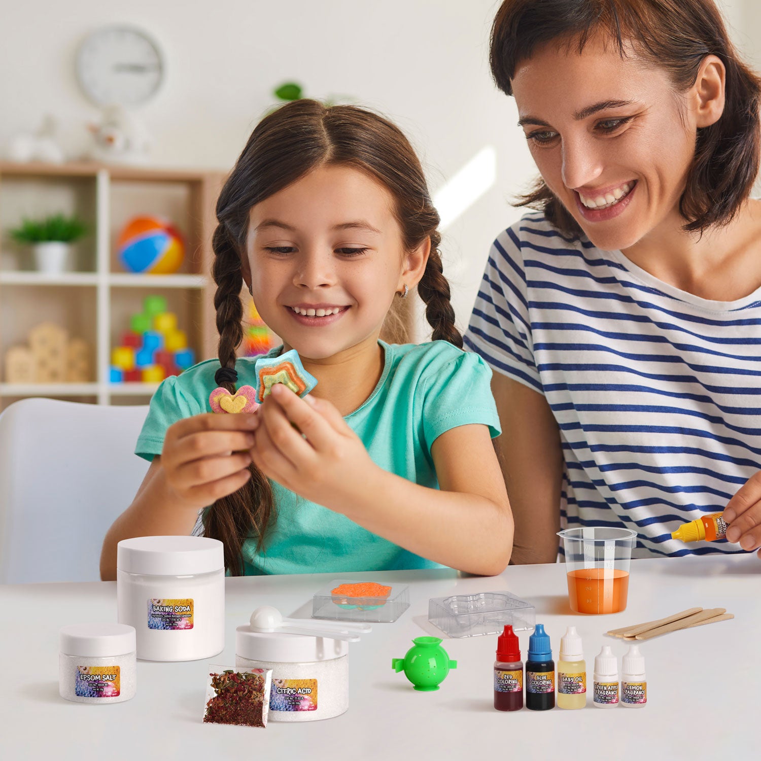 Piano Potato Bath Bomb Making Kit for Kids – Makes 10 Fizzy Spa Bath Bombs - Image 3