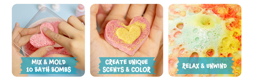 Piano Potato Bath Bomb Making Kit for Kids – Makes 10 Fizzy Spa Bath Bombs - Image 16