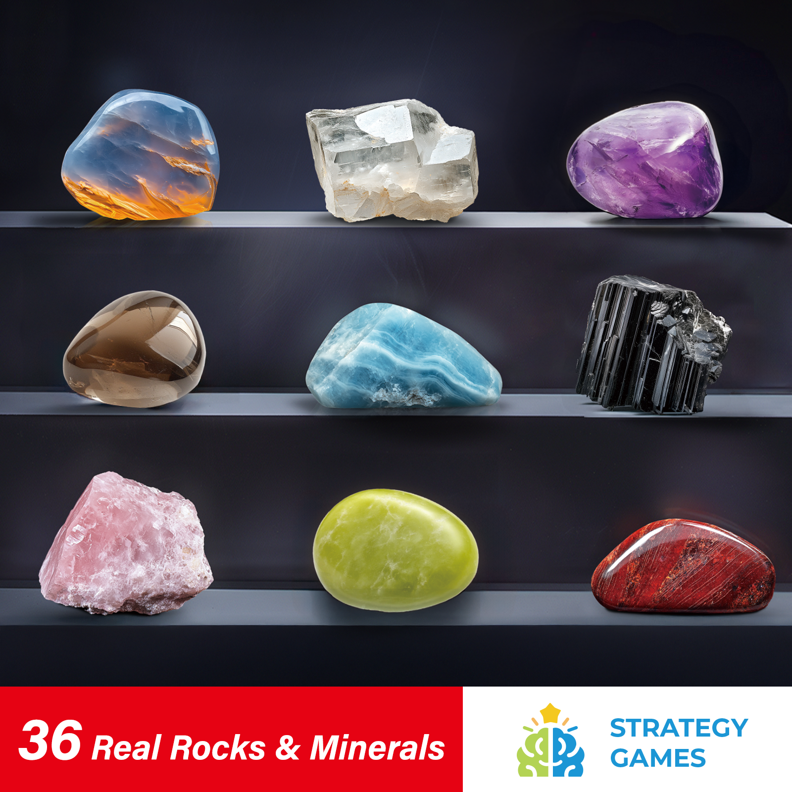 Rocky Bingo – 36 Rocks & Minerals Collection Game - Image 2