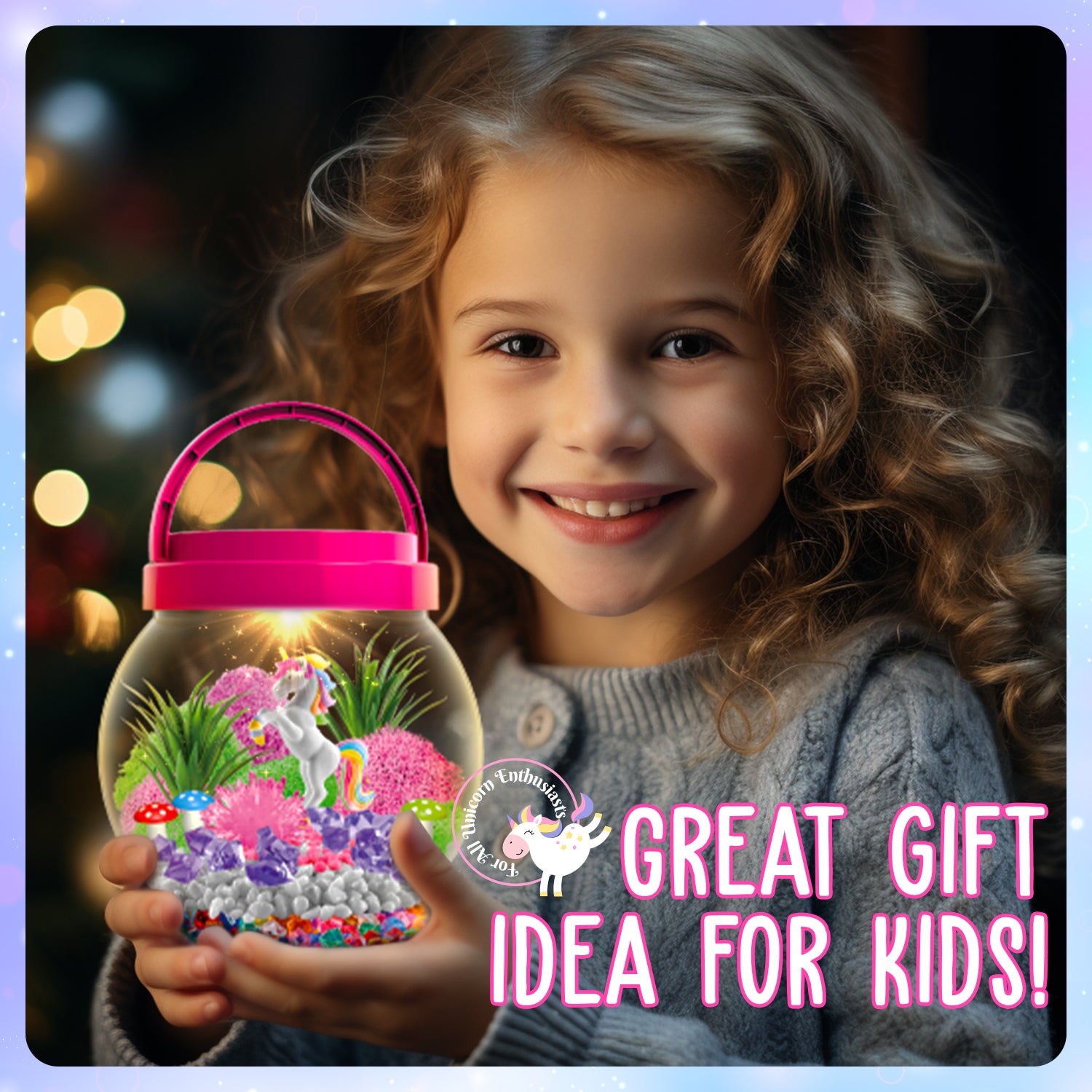 Unicorn Light-Up Terrarium Kit – Paint, Build & Glow - Image 7