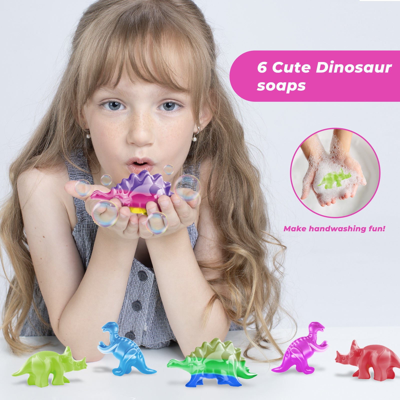 Piano Potato Dino Soap Making Kit for Kids – Make 6 Scented Dinosaur Soaps - Image 6