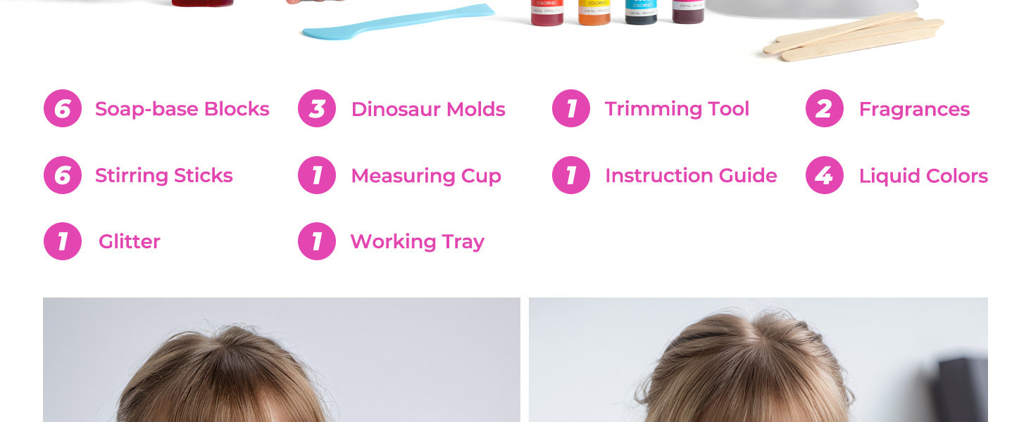 Piano Potato Dino Soap Making Kit for Kids – Make 6 Scented Dinosaur Soaps - Image 10