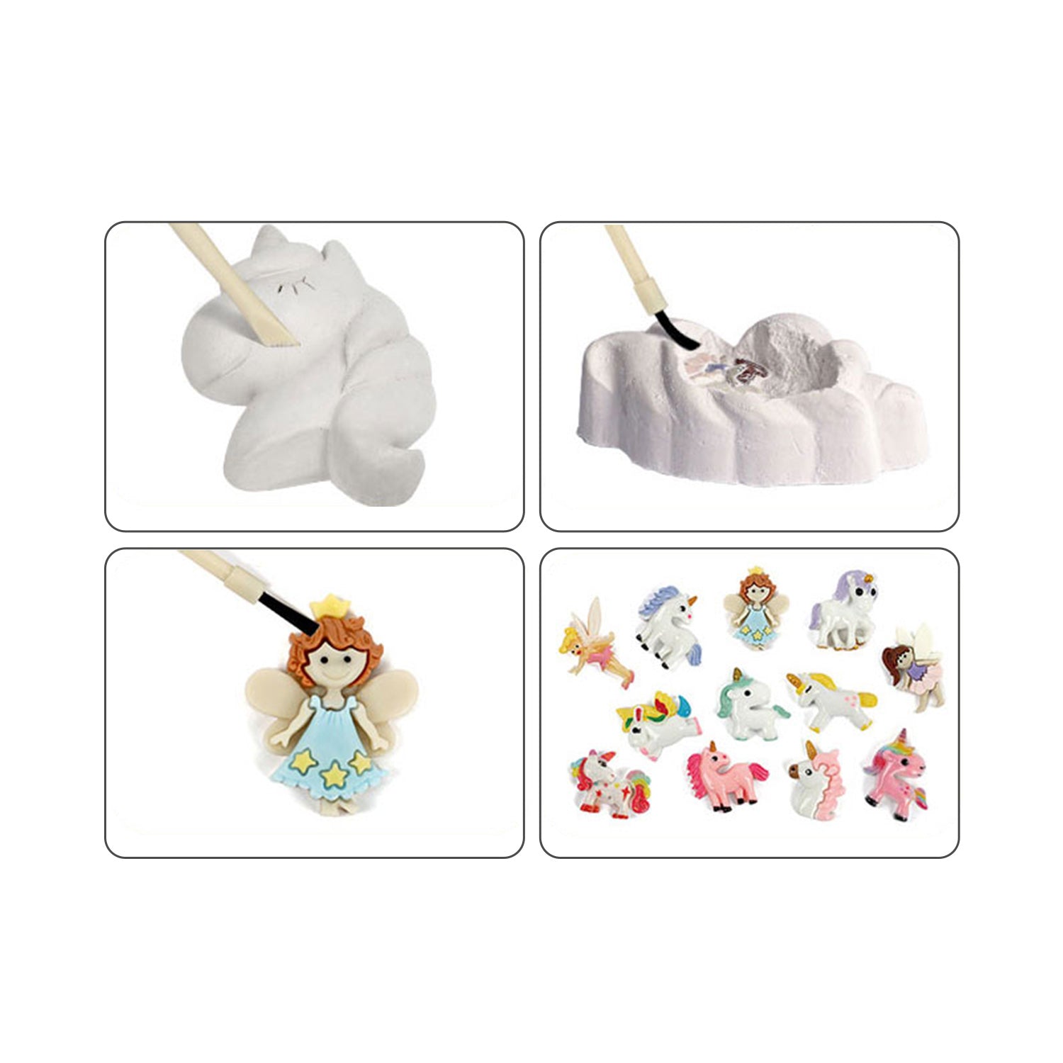 Gamerside Fairy Unicorn Digging Toys for Kids - Premium Excavation Kit,Magical Treasure Hunt Kit with 12 Set, Fairy Unicorn Toys for Girls Party Birthday Gift - Image 3