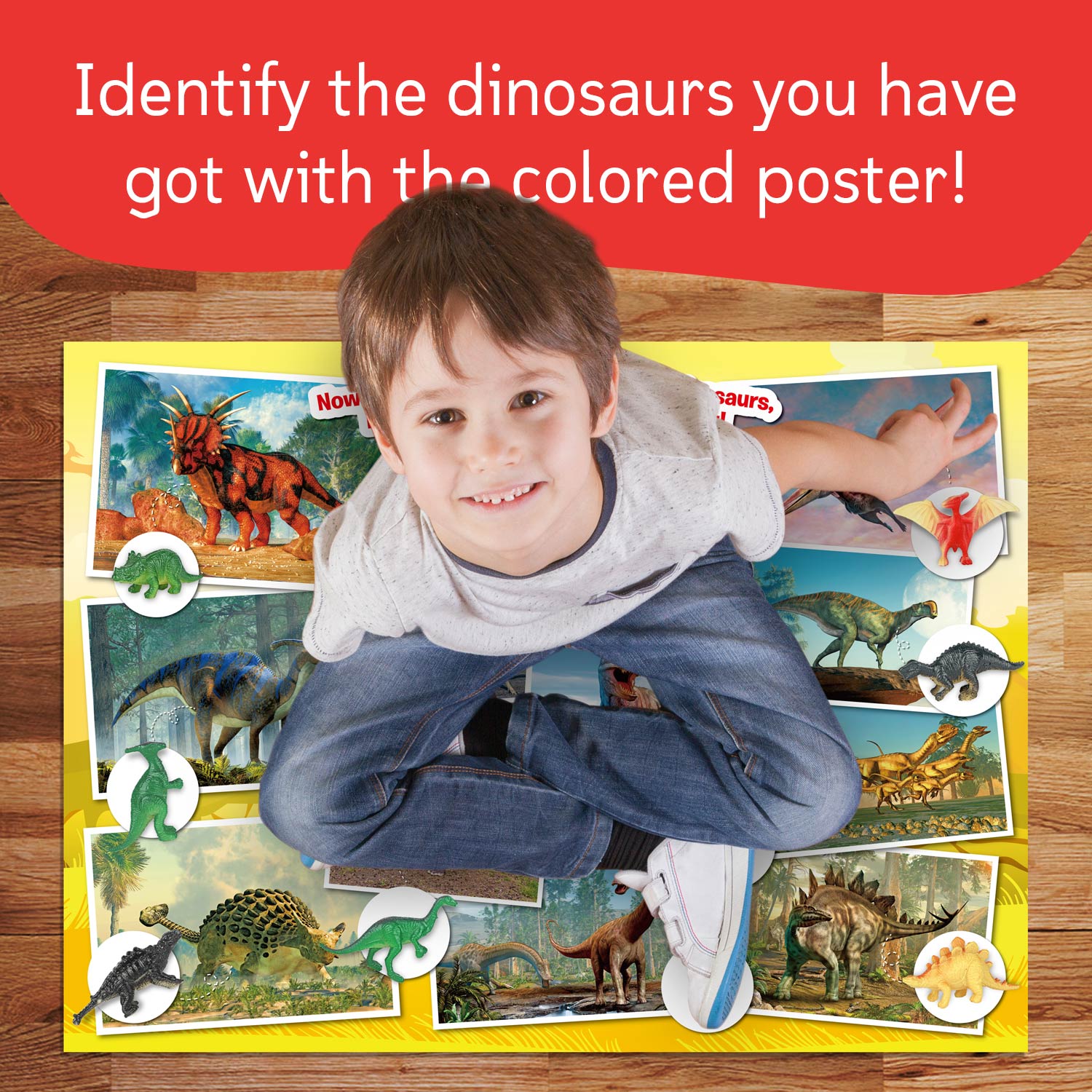 Paint Your Own Dinosaurs Kit – 15 Dinosaur Figures & 12 Colors - Image 4