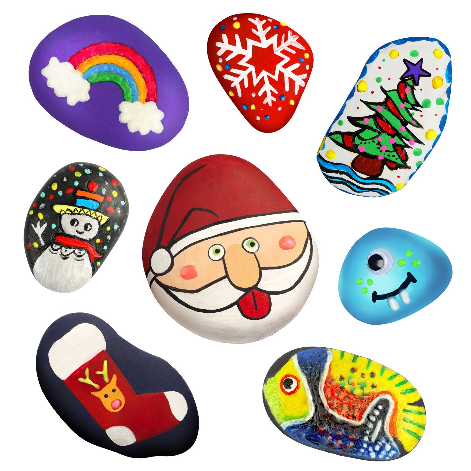 Glow-in-the-Dark Rock Painting Kit – 12 Paints & 3D Glow Colors - Image 4