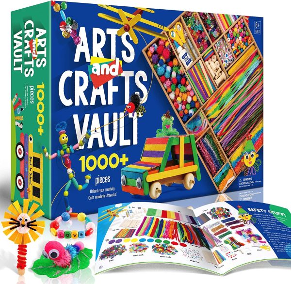 Arts and Crafts Vault – 1000+ Pieces