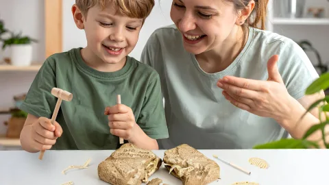 Fossil Dig Kits for Kids: Choosing Between Real Specimens and Replica Kits
